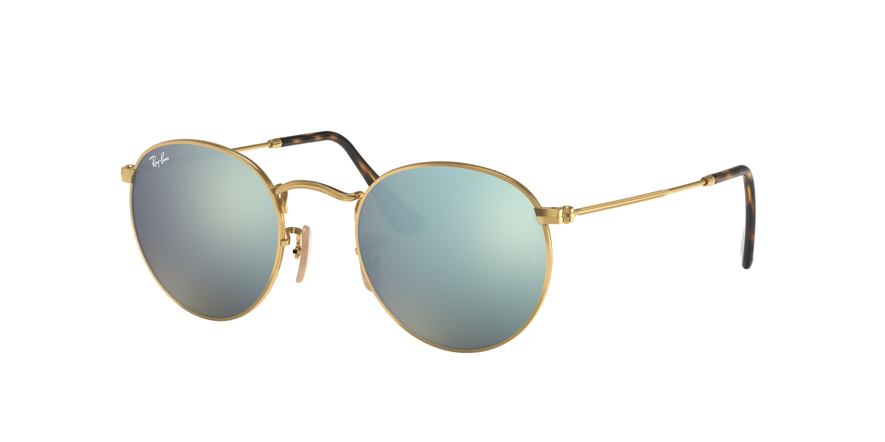 Ray Ban RB3447N 001/30 Round Metal 